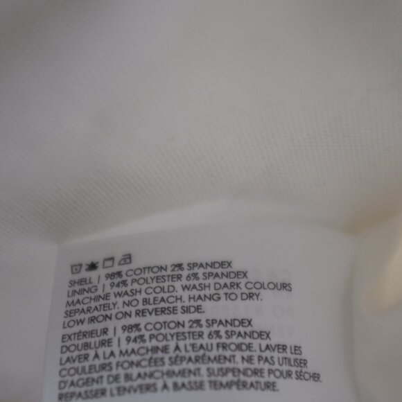 Club Monaco white cotton pencil skirt size 10 - Picture 8 of 8